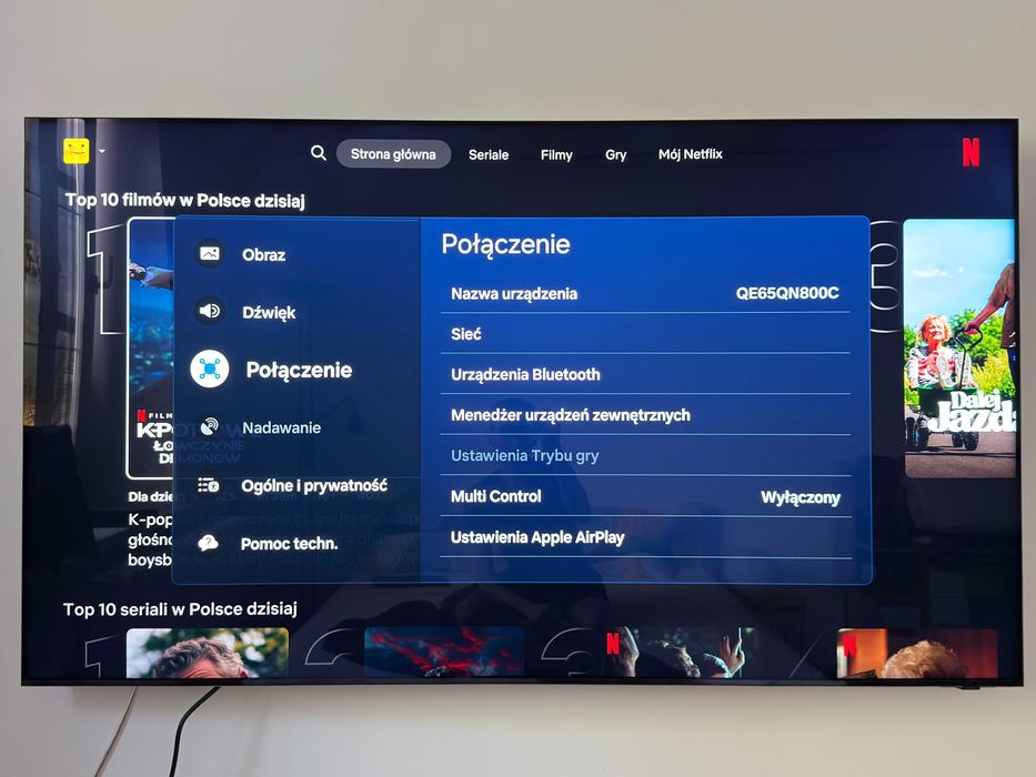 Samsung 65” QE65QN800C Neo QLED 8K 120Hz, gwarancja 2 Lata