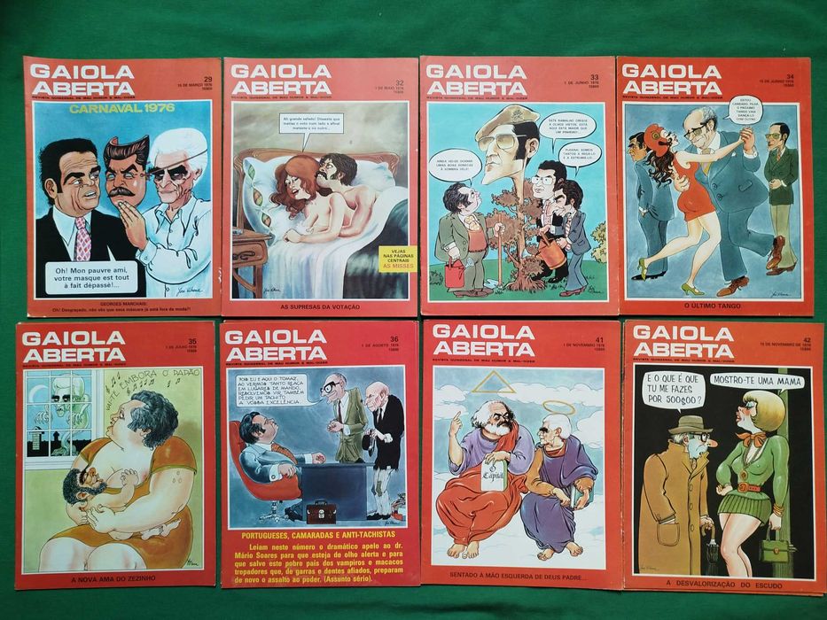 Revistas GAIOLA ABERTA de José Vilhena