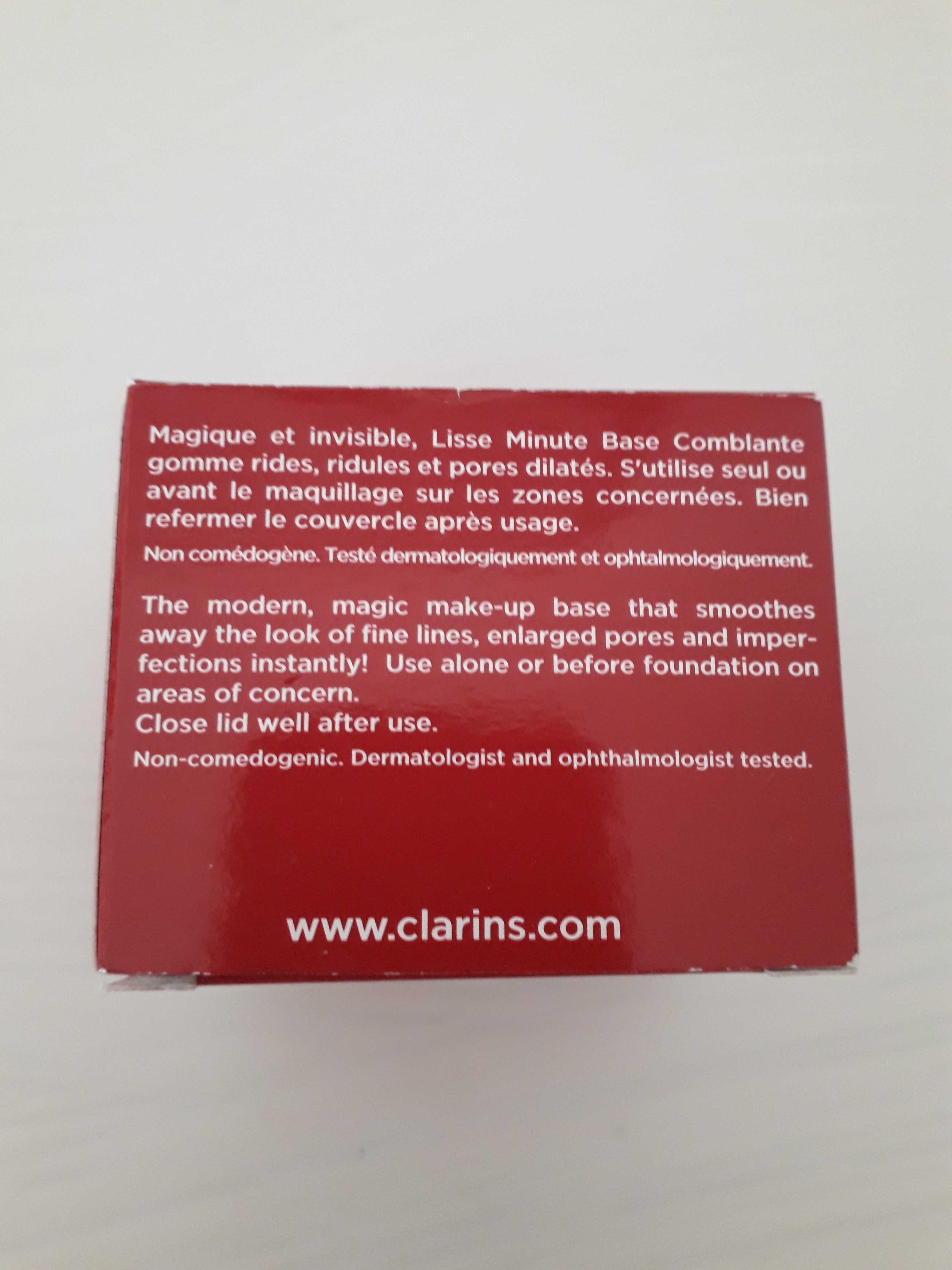 CLARINS Lisse Minute- Portes Grátis-Nao Negociável