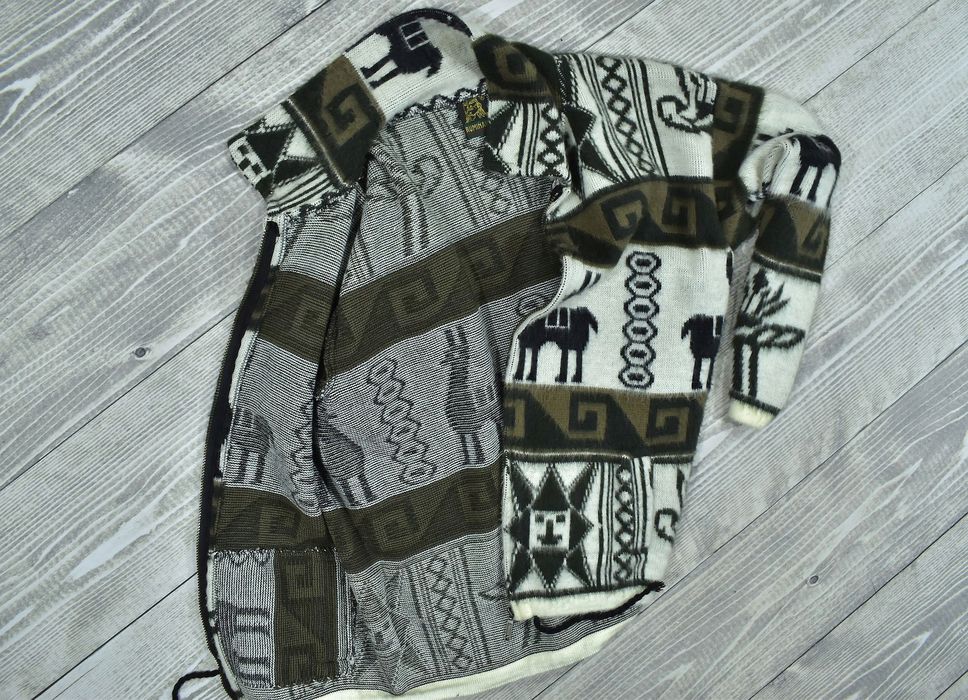 Ruminahui Wełniana Kurtka Męska Orientalna / Xl