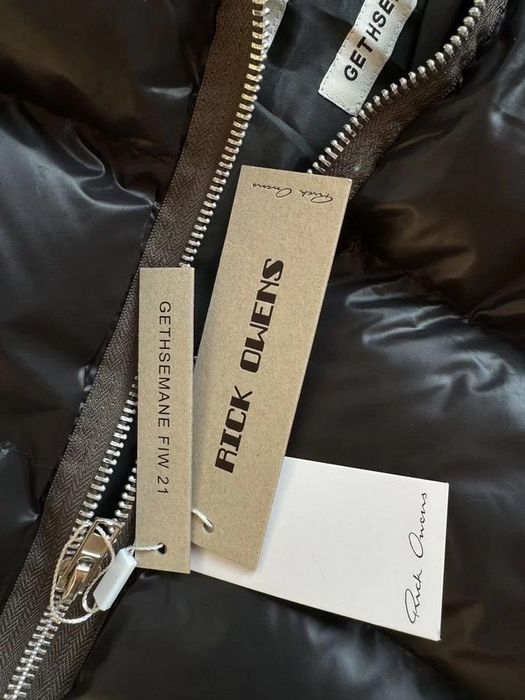 Пуховик Rick Owens Gimp full zip | рик овенс opium