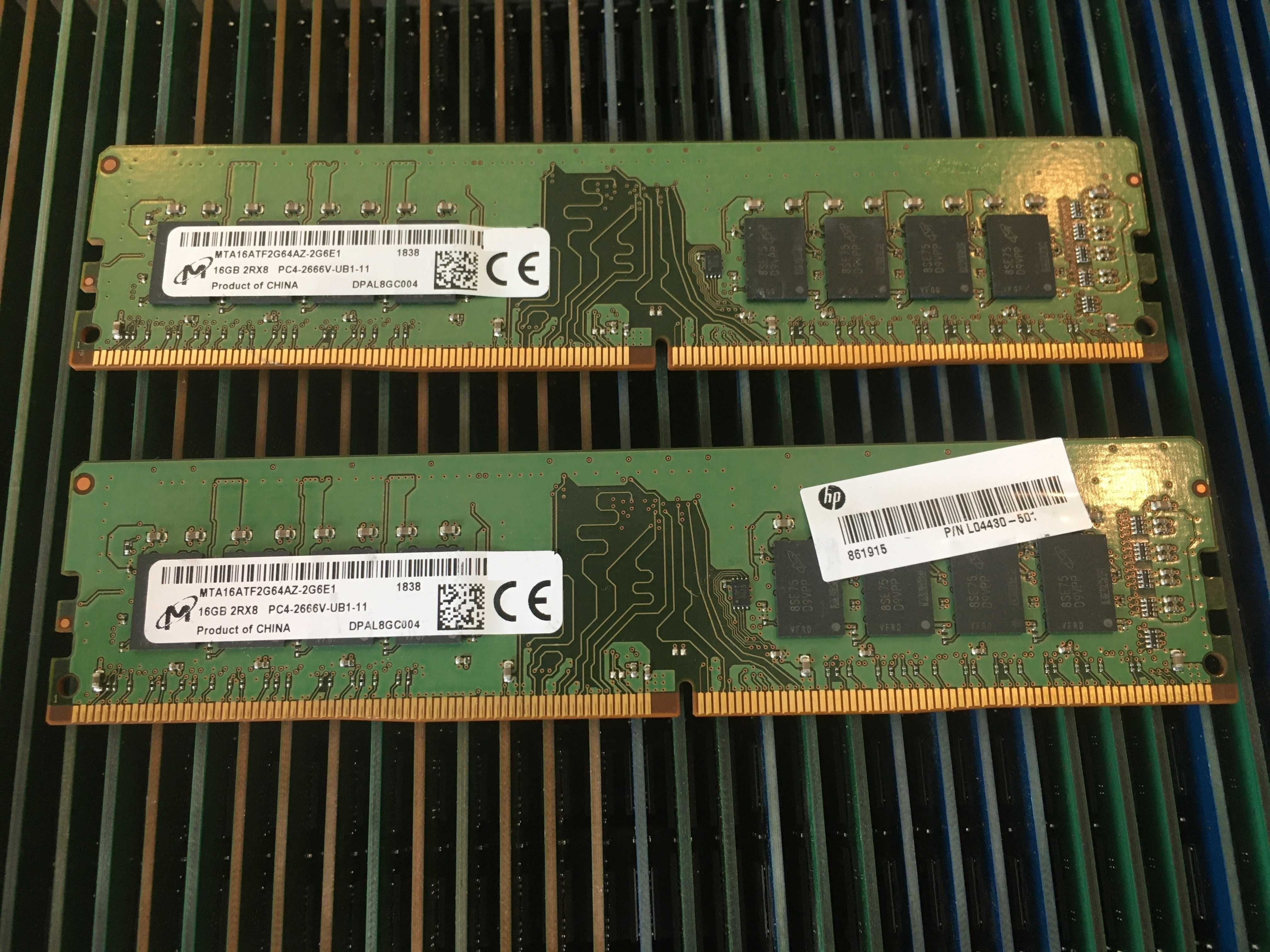 DDR4 16GB 2133 / 2400 / 2666 / 3200 mhZ DIMM Intel/AMD