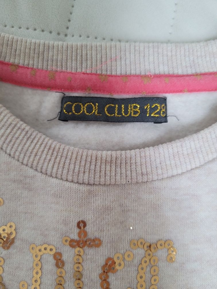 Ciepła bluza bluzka cool club r. 128 stan bdb