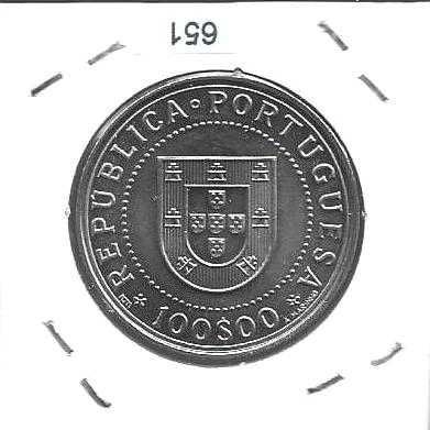 Restauração da Independência - - - 100$00 - 1990 - - - - - Moeda