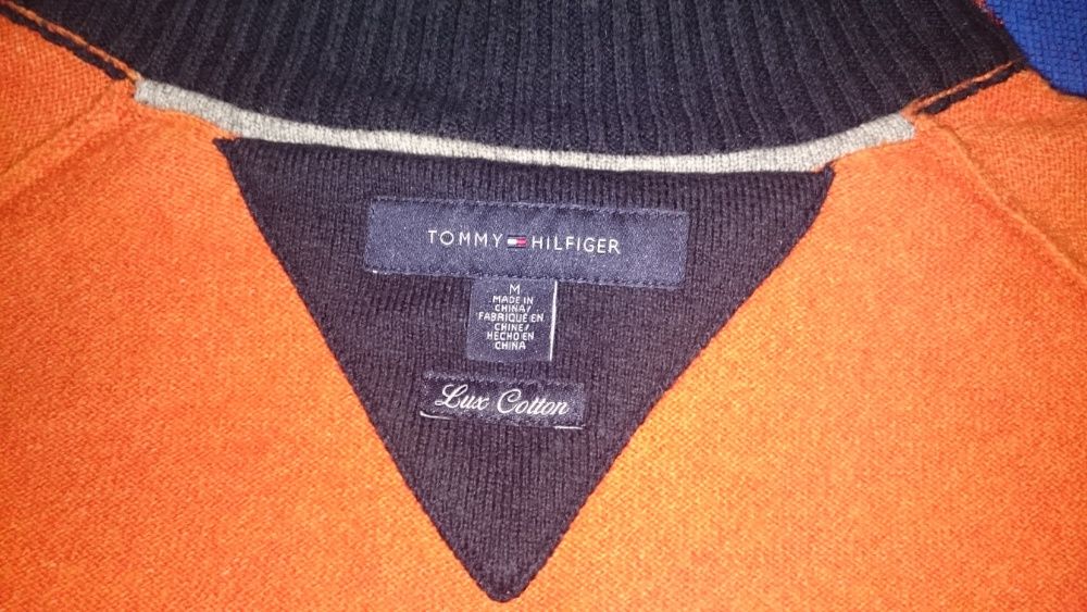 Хлопковый свитер джемпер кофта Tommy Hilfiger, р.М