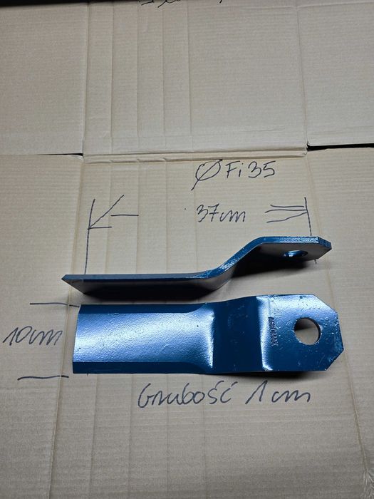 nóż do kosiarki sadowniczej rozdrabniacza tłuki stal borowa