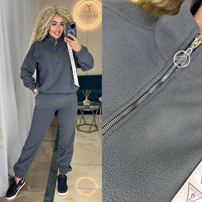 ‼️Жіночий флісовий костюм. Опт та роздріб. Розмір: 42-44,46-48,50-52