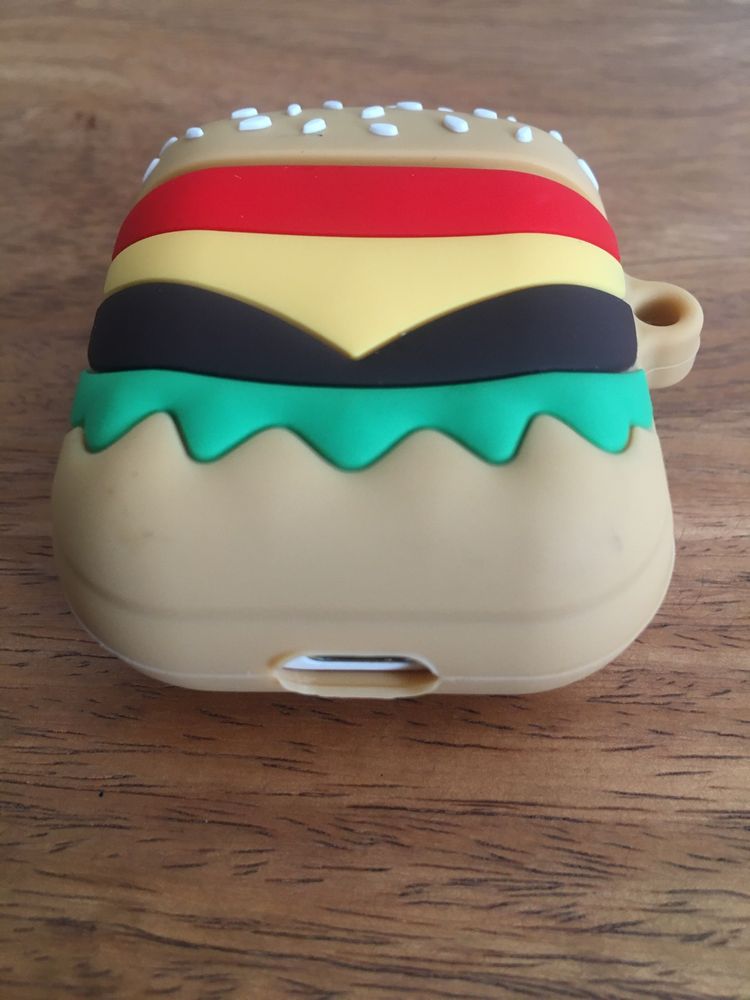 Etui silikonowe do słuchawek typu Airpods 3D hamburger