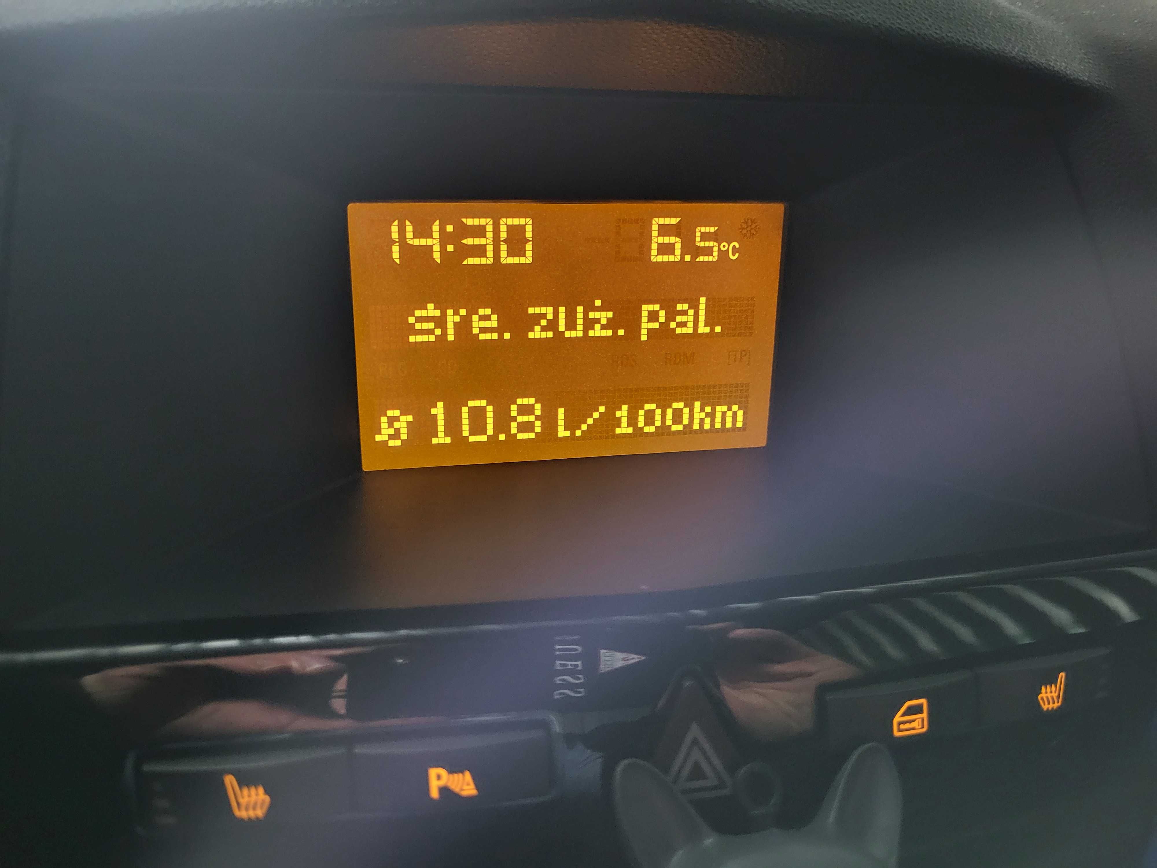 Radio CD30 MP3 black piano z wyświetlaczem opel