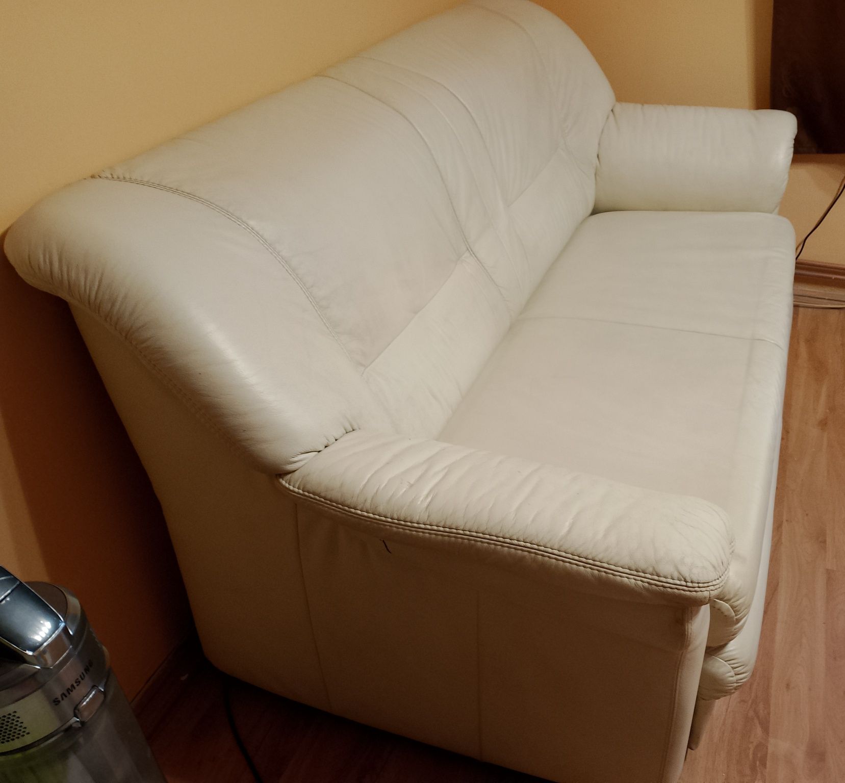 Sofa Rozkladana skórzana