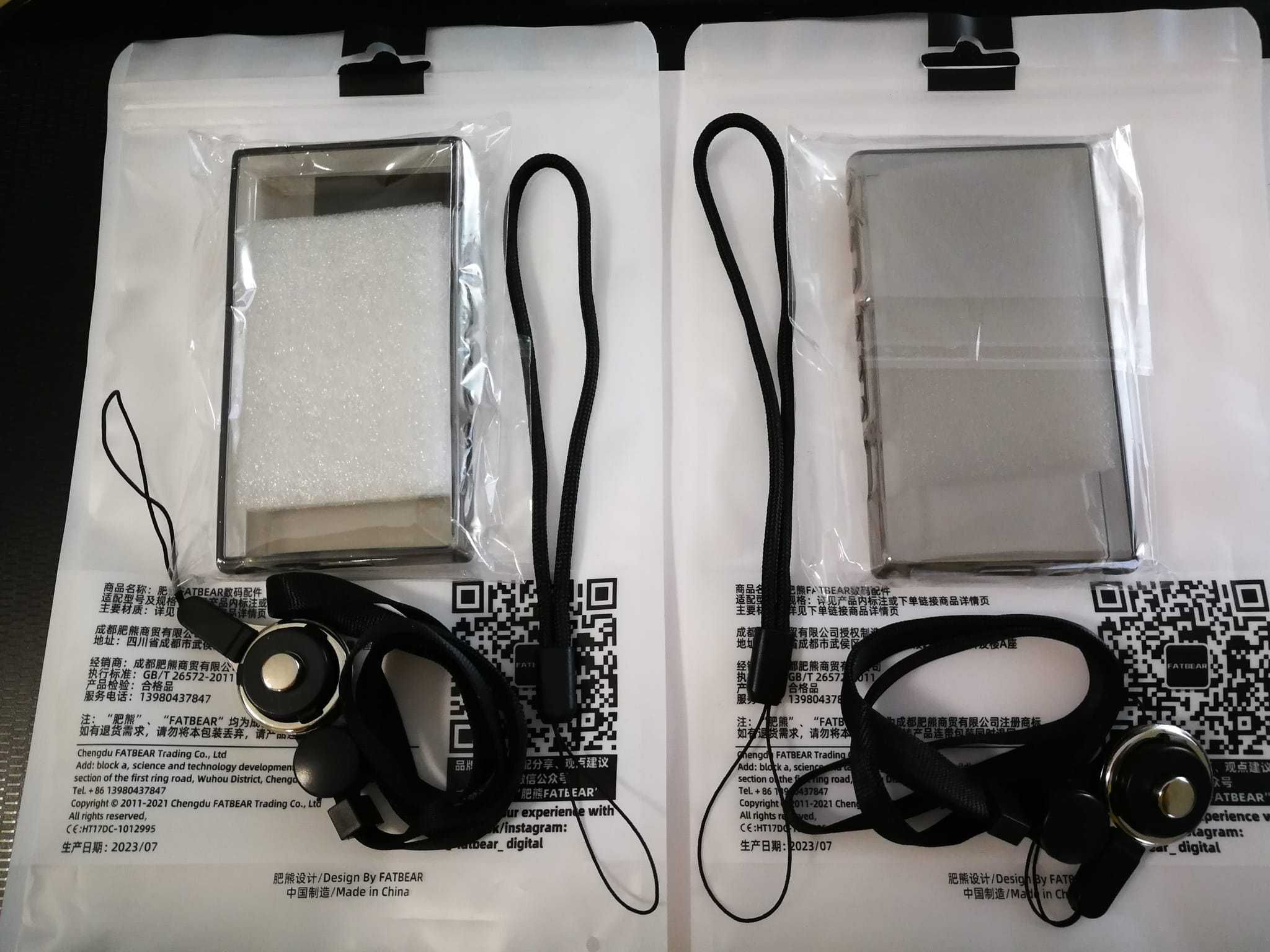 SONY Walkman NW-A105, capa protectora em silicone clear black nova