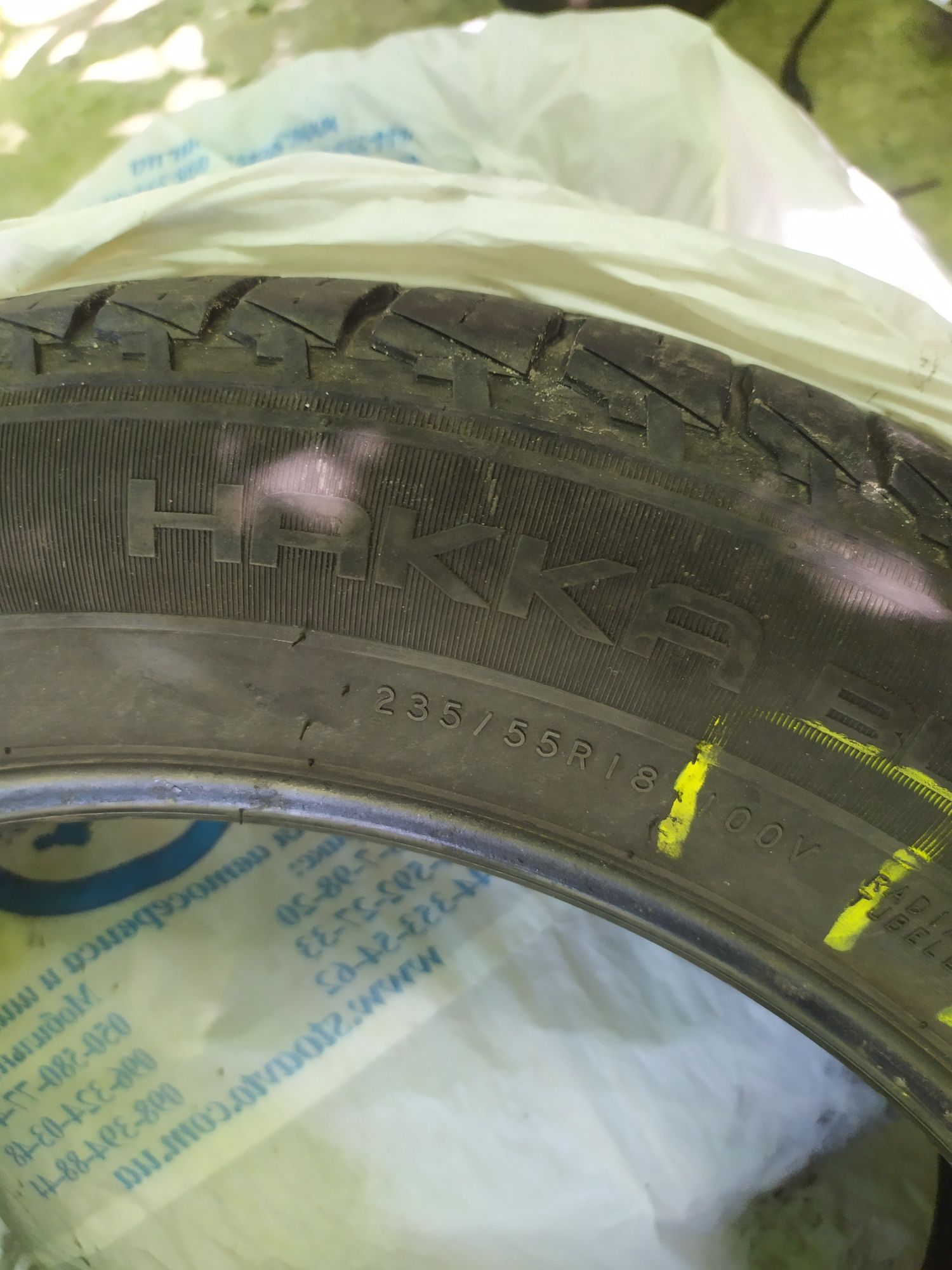 Продам летнюю резину Nokian 235 55 R18