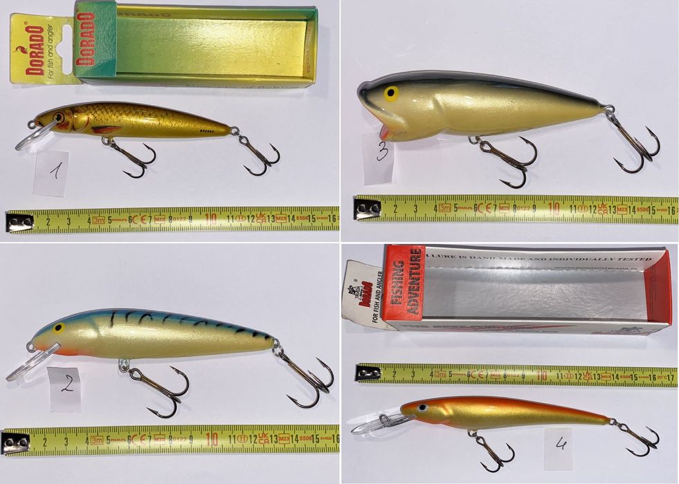 Woblery błystki wahadłówki nowe