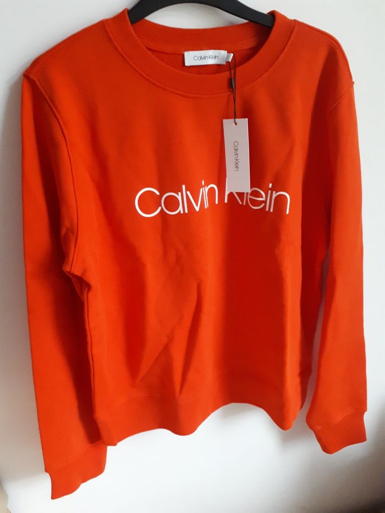 Piękna Oryginalna bluza Calvin Klein L z metka logo