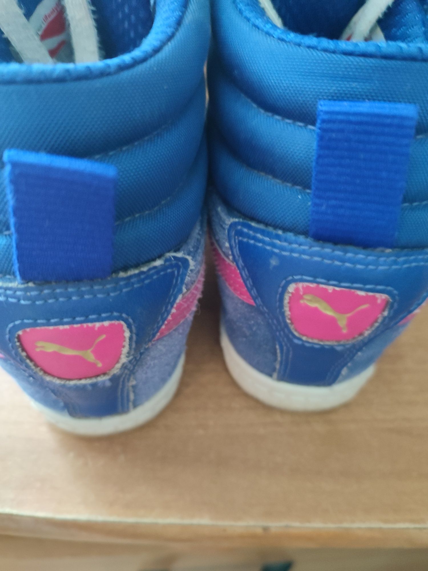 Puma,сникерсы, кроссовки,хайтопы,оригинал,36,маломерят на 35,22 22.5см