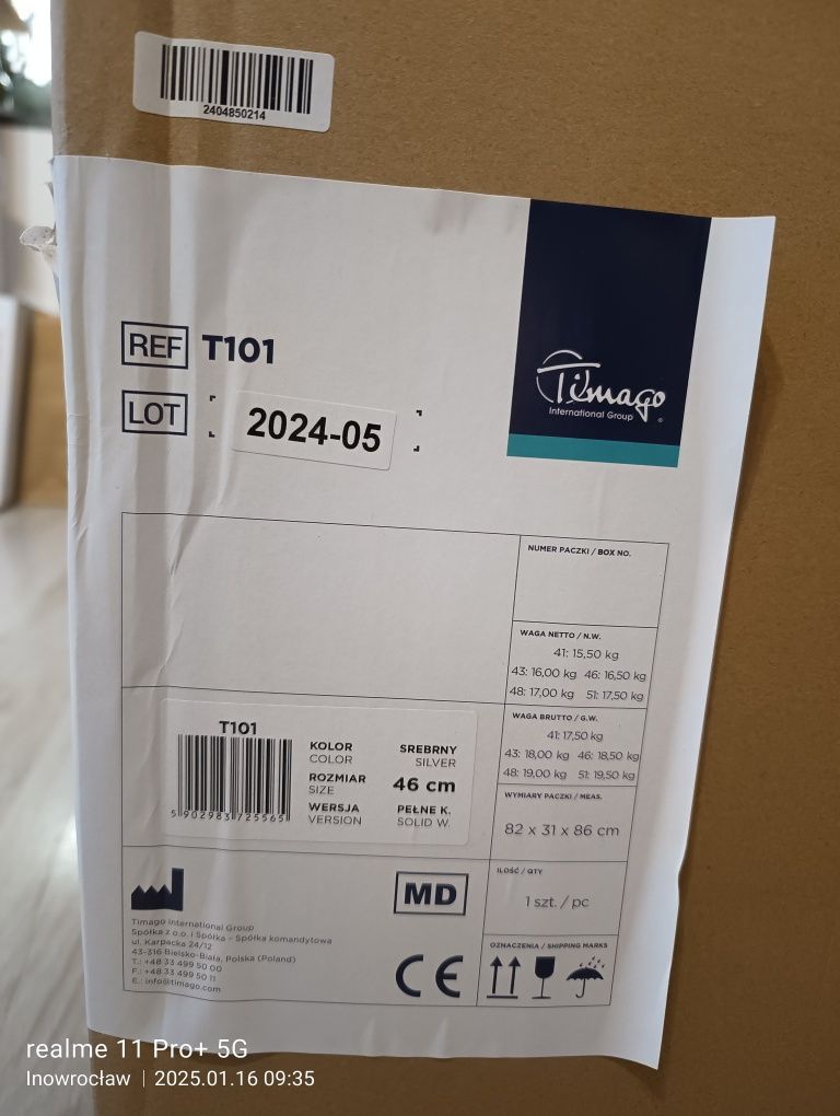 Wózek inwalidzki Timago T101