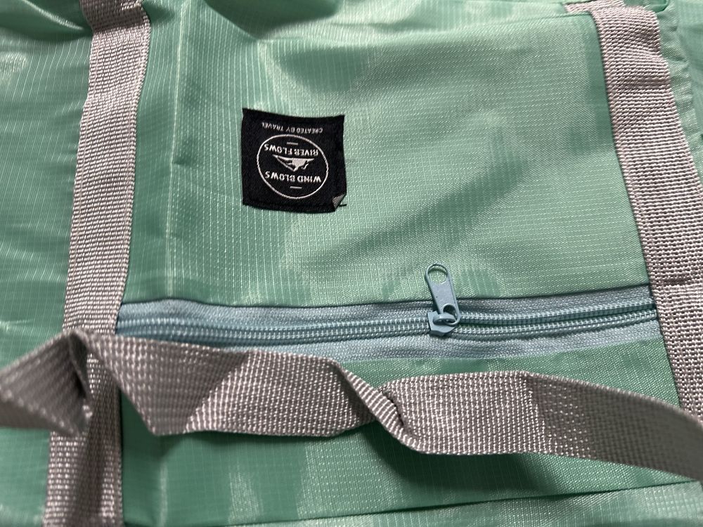 Bolsa de Viagem Verde-Menta
