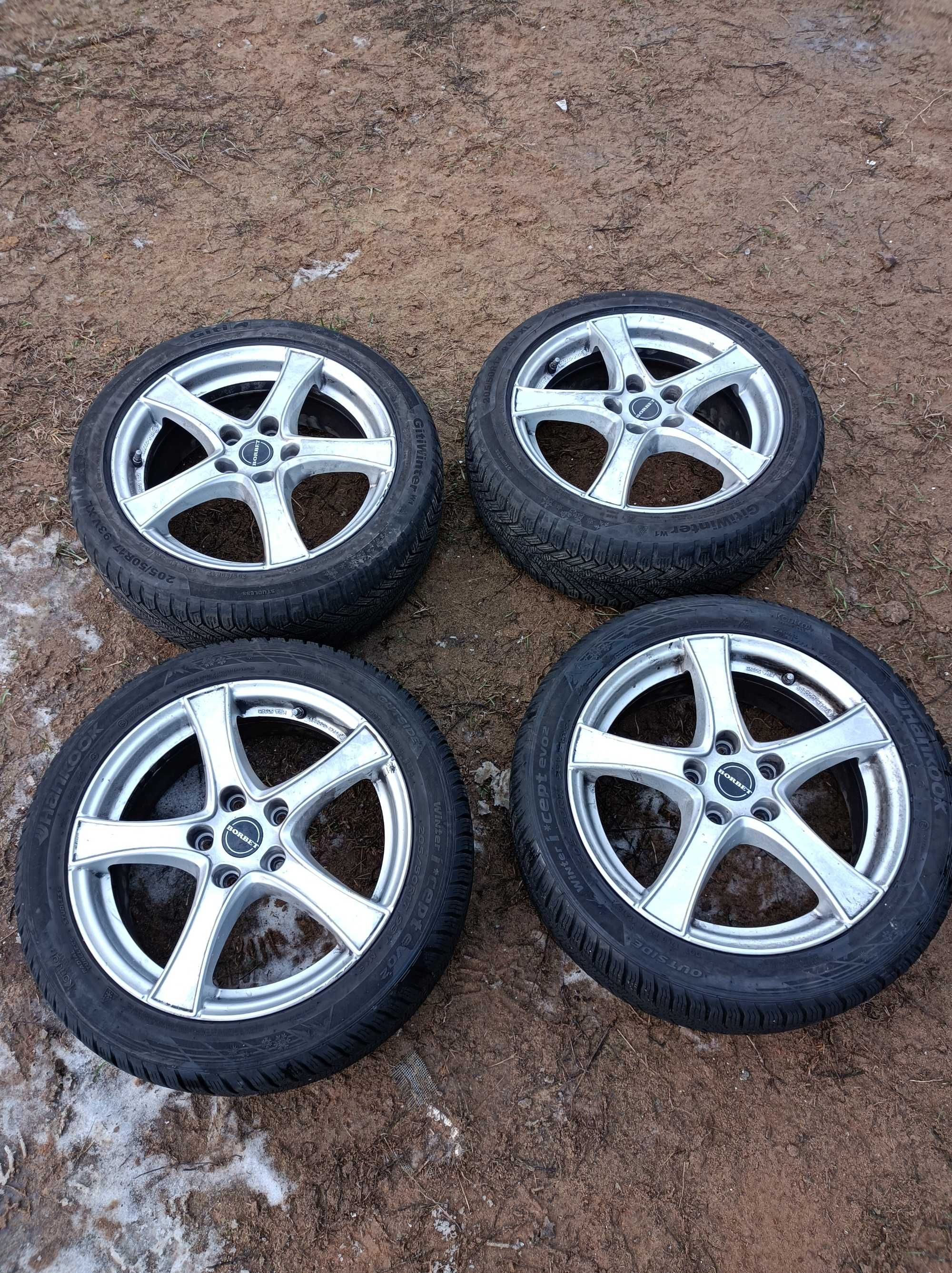 Alufelgi 17' 5x114.3 mazda,honda,toyota,hyundai,kia 205/50/17 wielosez