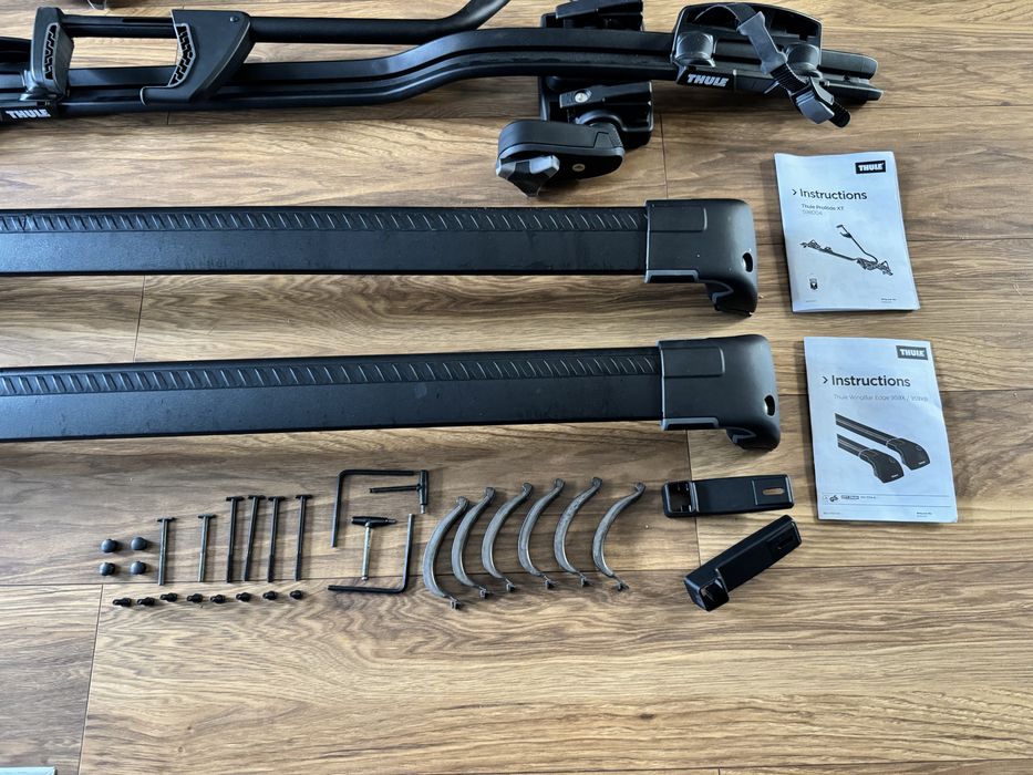 Bagażnik rowerowy Thule WingBar Edge BLACK +2 razy Thule ProRide BLACK