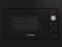 Мікрохвильова  вбудована піч BOSCH BFL523MB3 чорна з дисплеєм