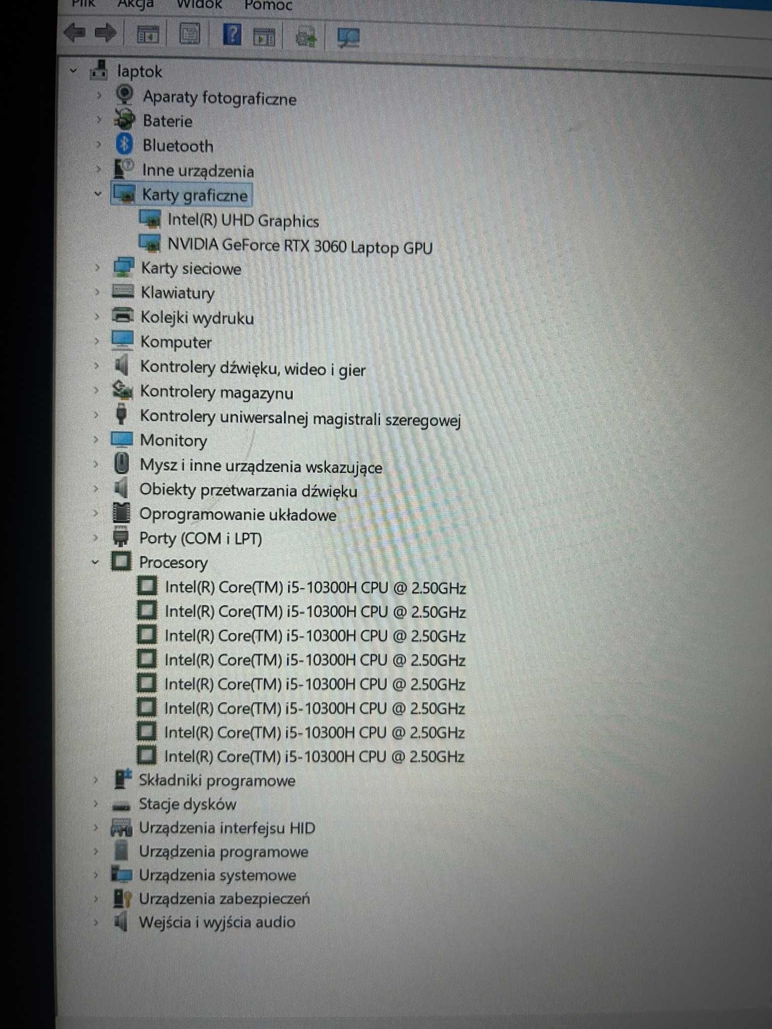 Laptop acer nitro 5 AN515-55 I5-10300H 16GB 512GB RTX3060 na Gwarancji
