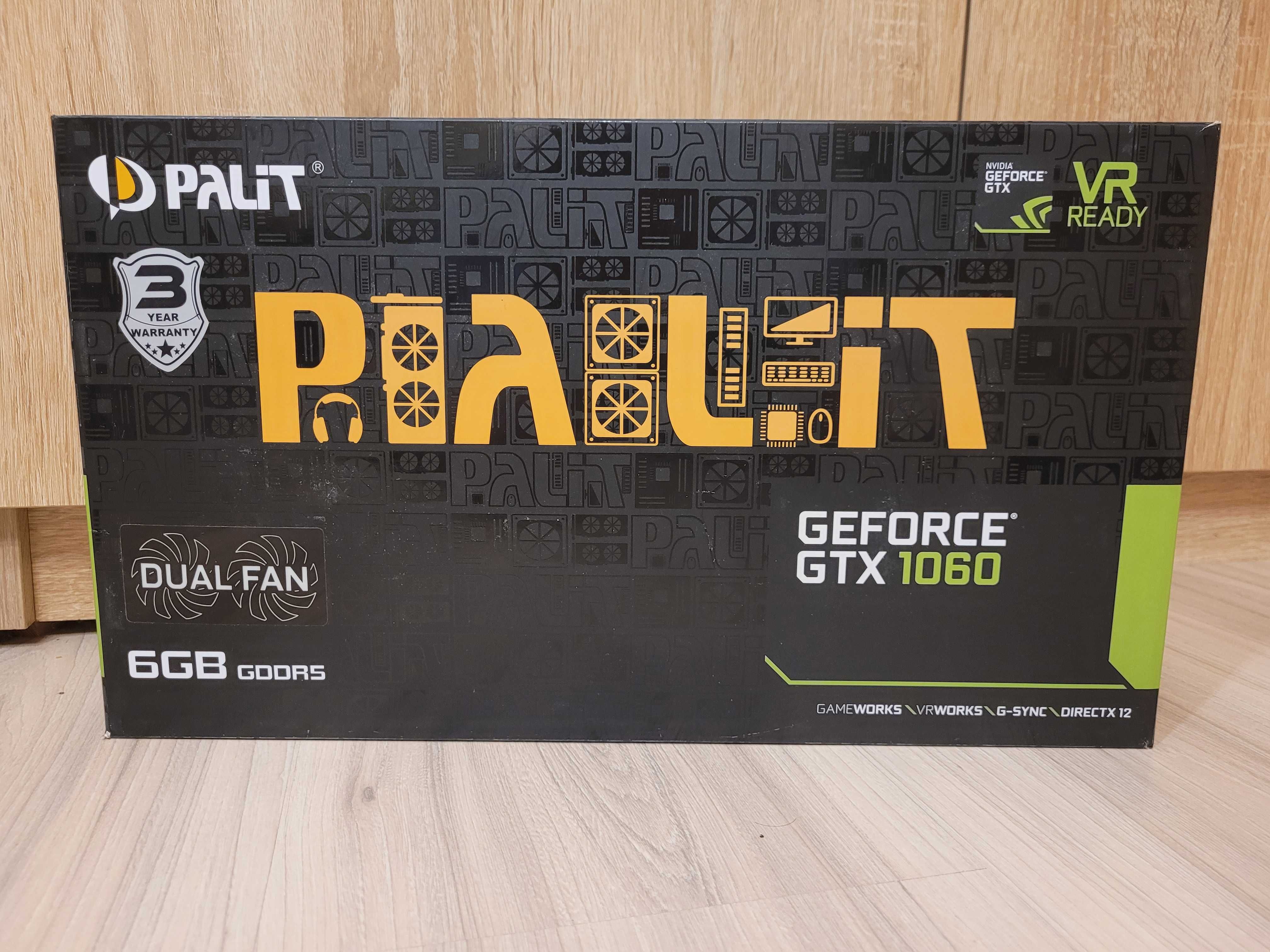 Karta graficzna Palit GeForce GTX 1060 6 GB DDR5
