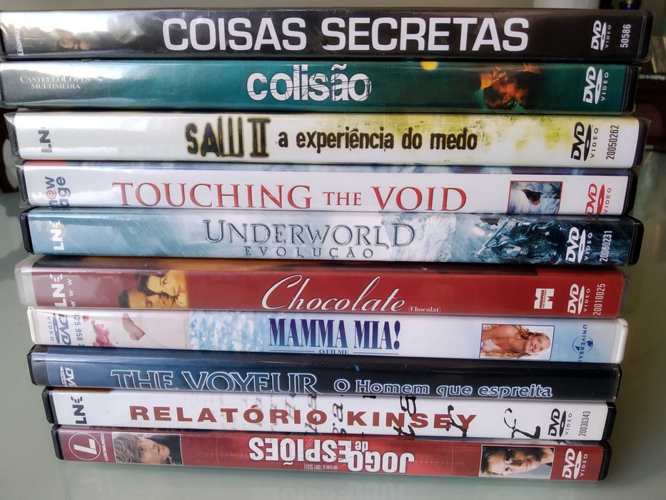 Vários Filmes DVD - vendo separado a 2€ e 3€