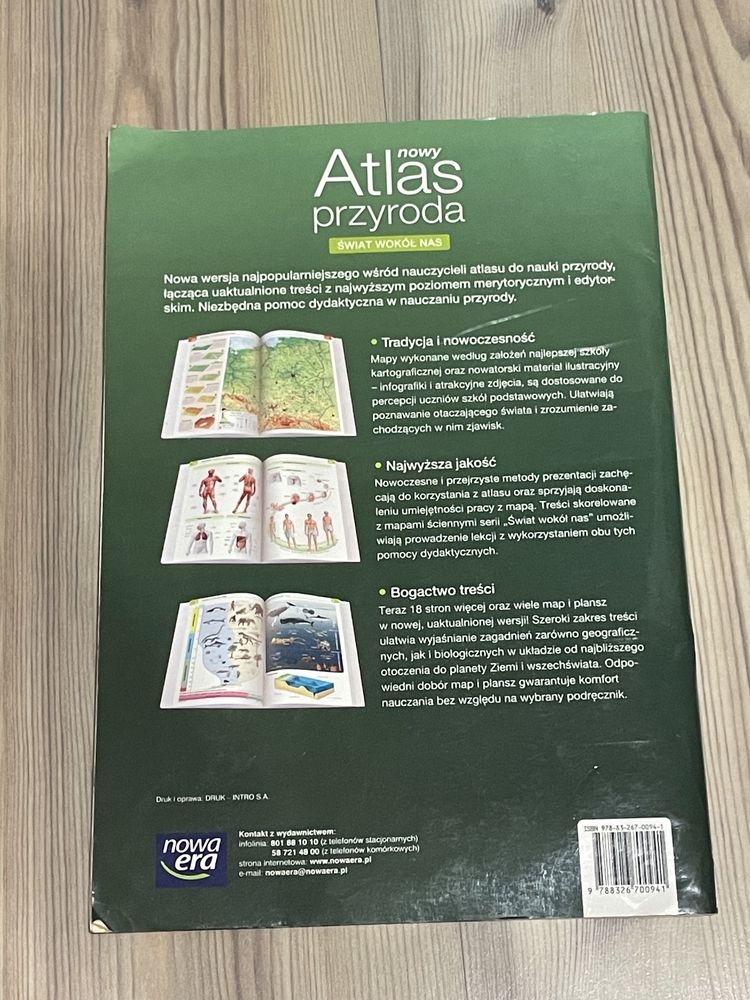 nowy Atlas przyroda świat wokół nas