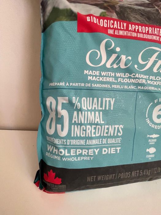 Сухий корм холістик для котів ORIJEN Six Fish Cat 1.8 кг 5.4 кг риба