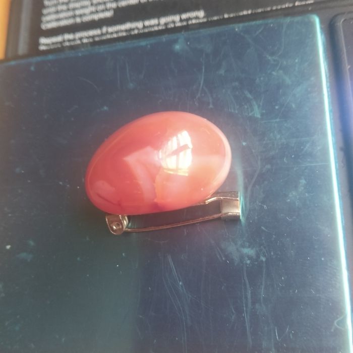 Брошь натуральний Сердолік