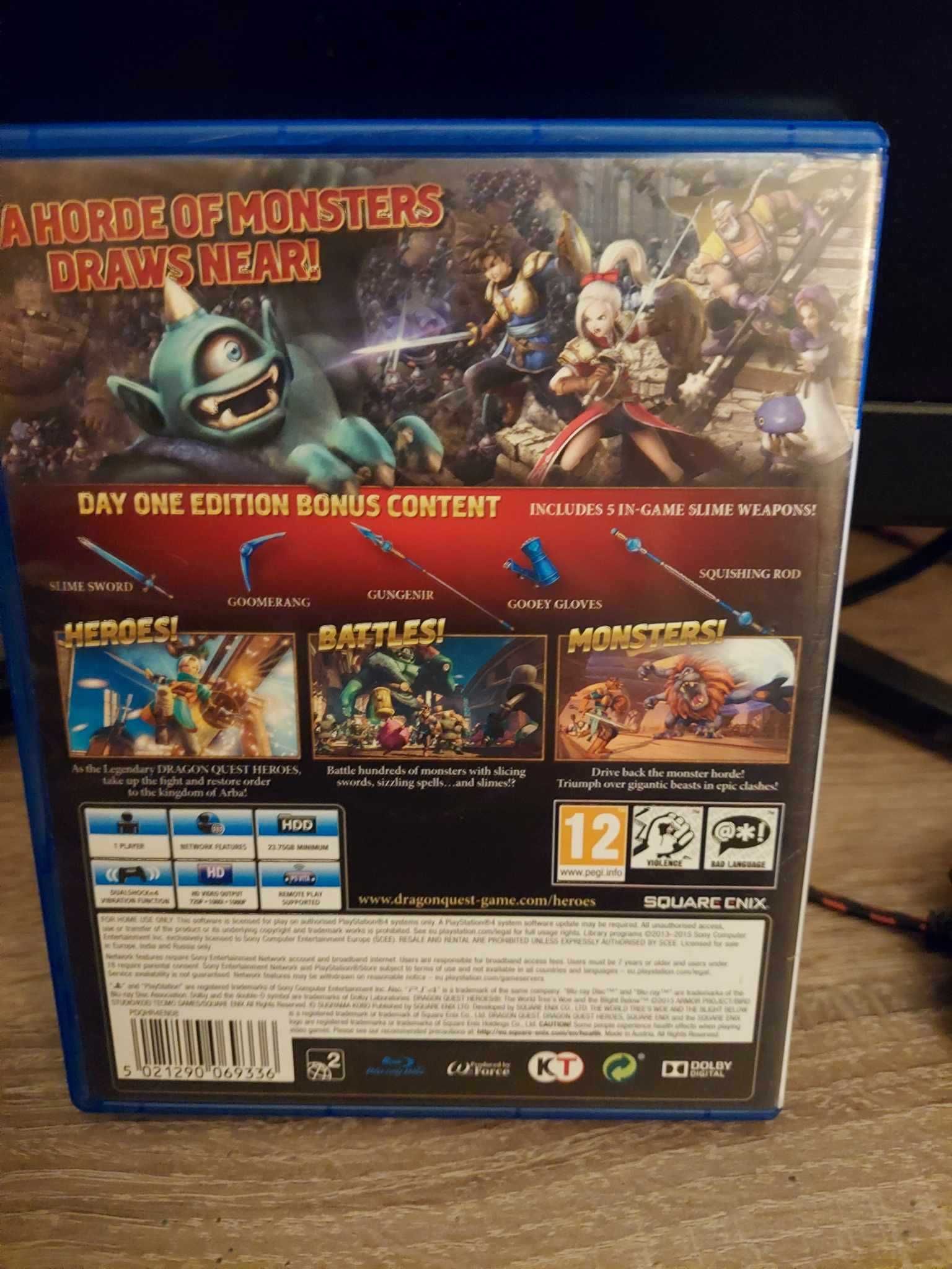 Gra Dragon Quest Heroes Day One Edition playstation 4 ps4