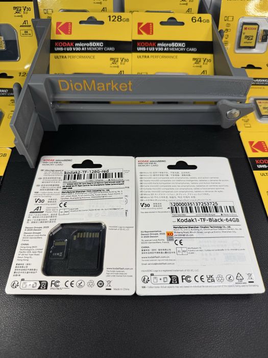 Карта пам'яті Kodak micro SD 64 128Гб з адаптером