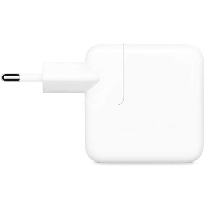 Зарядний пристрій APPLE A2676 35W Dual USB-C Port Power Adapter White