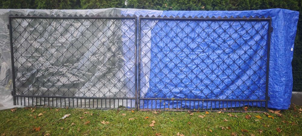 Brama wjazdowa dwa skrzydła używana