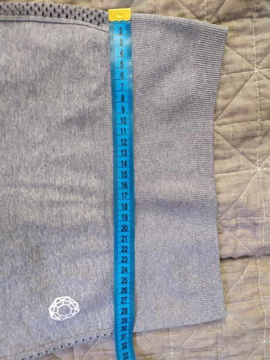 KOMPLET (legginsy+top) BEZSZWOWY Z SIATECZKĄ SZARY od MartiBikiniStore