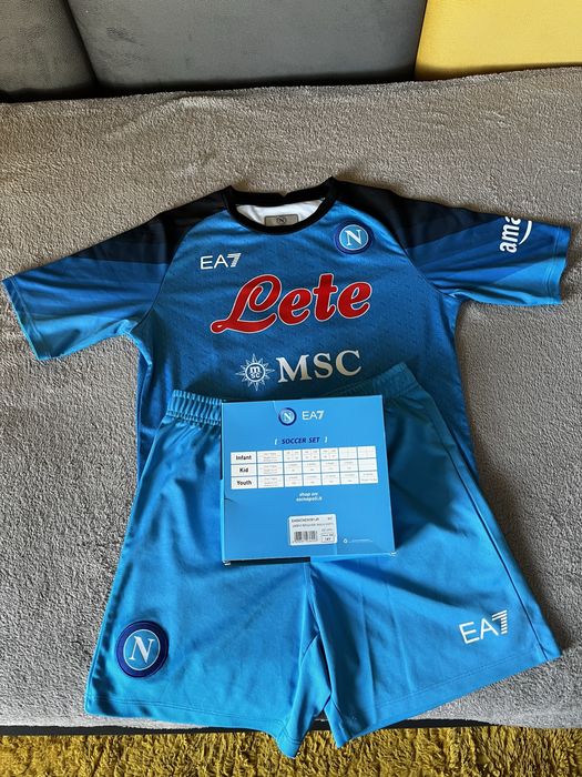 Oryginalny zestaw strój sportowy treningowy Napoli 152 - 158cm