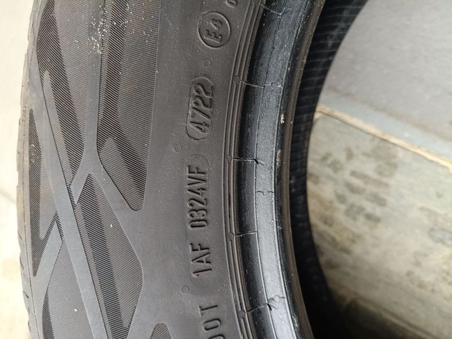 Opony prawie nowe Dębica i Continental