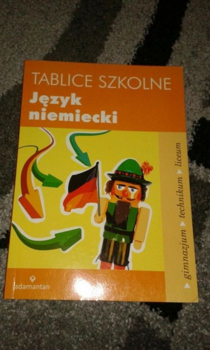 J. niemiecki tablice szkolne do liceum, technikum