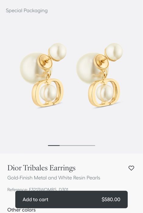 Сережки Dior Tribales Earrings