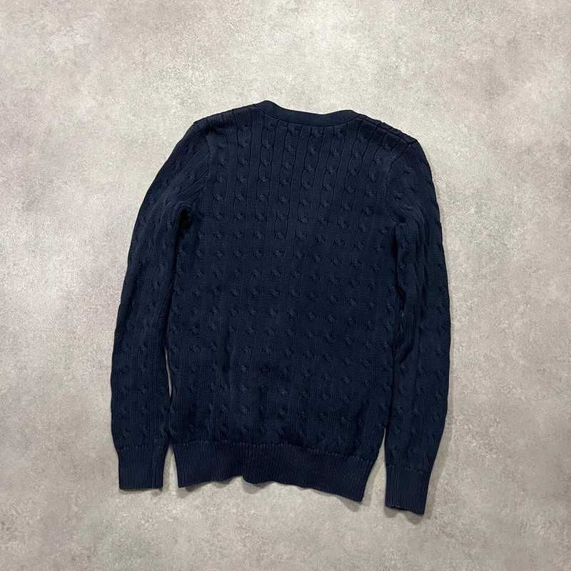 Sweter Warkocz Ralph Lauren Cable Knit Kardigan Trendy Y2K Style