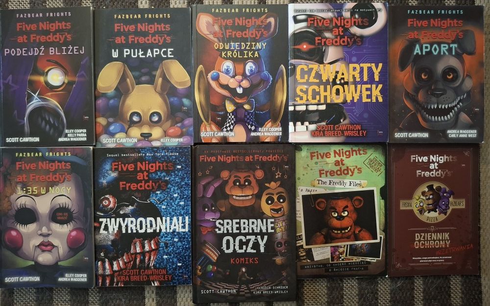 Five Nights at Freddy's książki i komiks