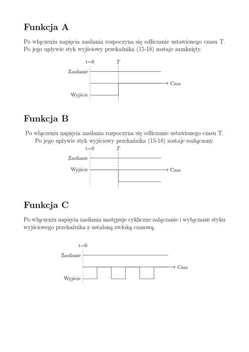 Wielofunkcyjny przekaźnik czasowy e.control.t06m