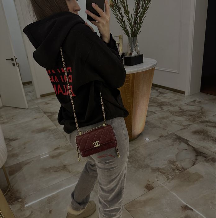 Сумка Chanel бардова