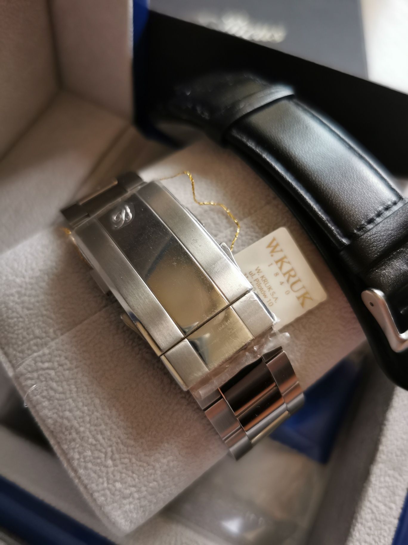 Zegarek Balticus Gwiezdny Pył Meteoryt Szary Automatic 40 mm