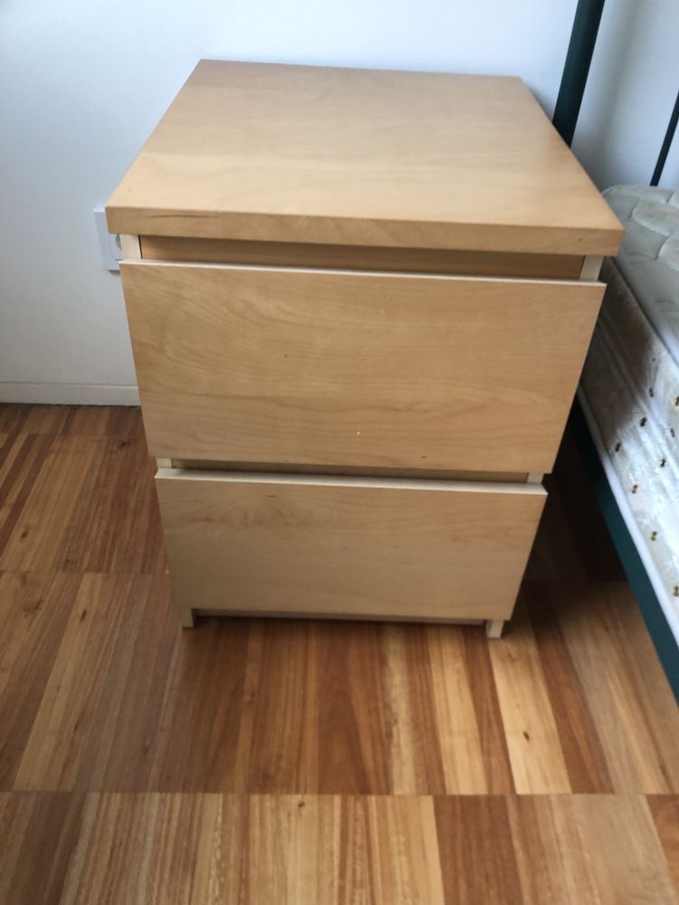 2 cabeceiras MALM IKEA castanhas