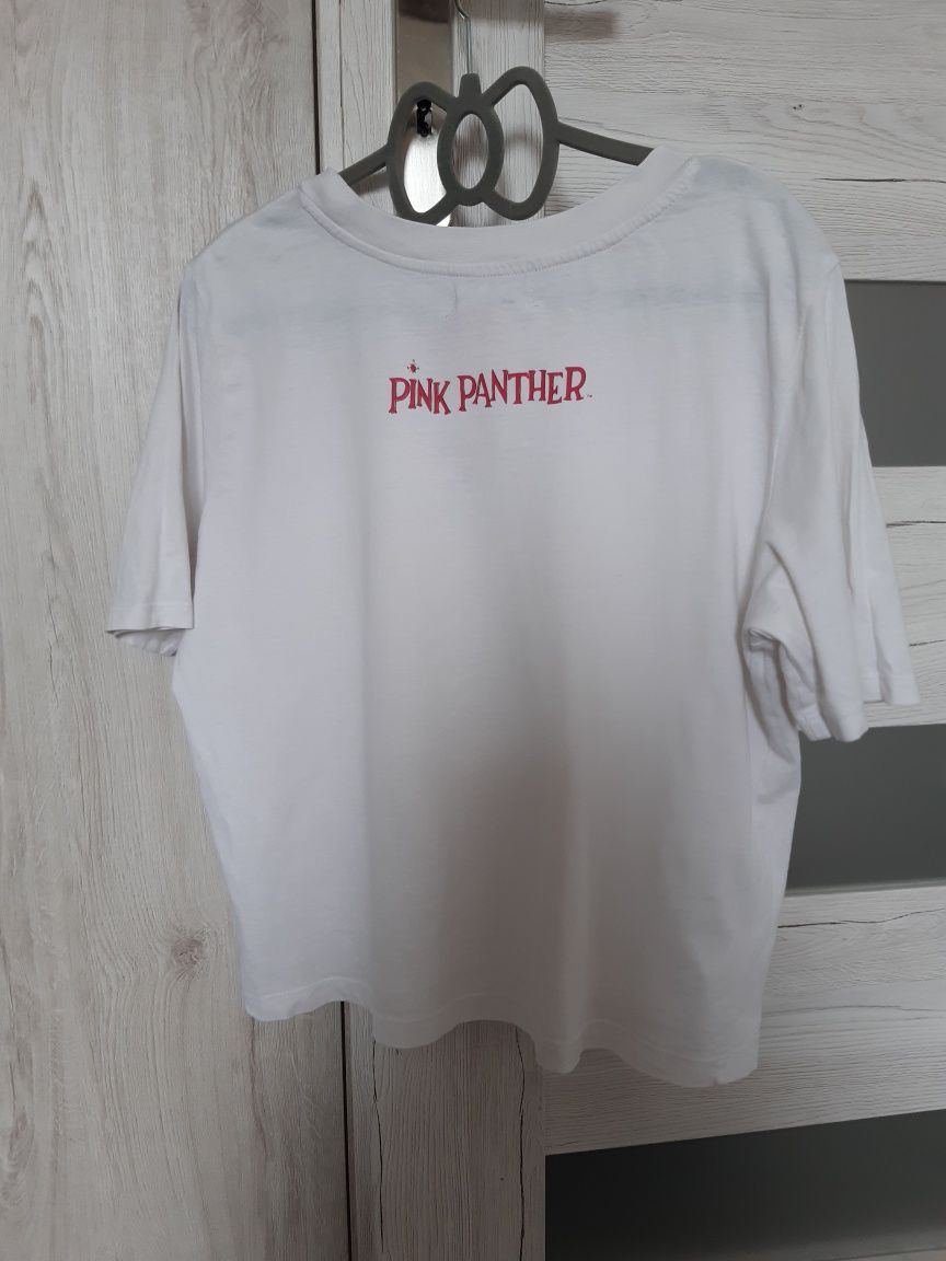 Koszulka top różowa pantera sinsay S