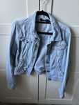 Kurtka dżinsowa damska Stradivarius do malowania, DIY jeansowa kurtka