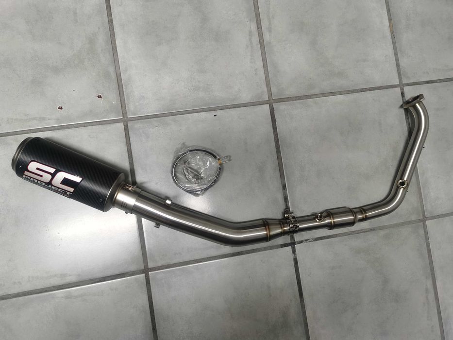 Linha escape completo Yamaha MT125_2025
