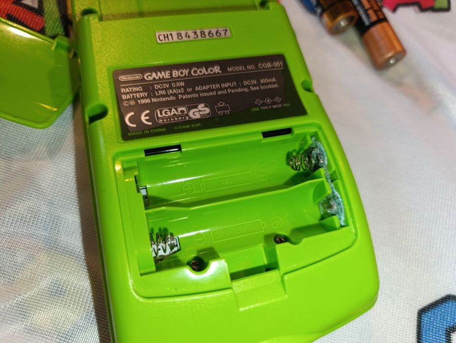 Konsola Nintendo Game Boy Color zielona super stan sprawna