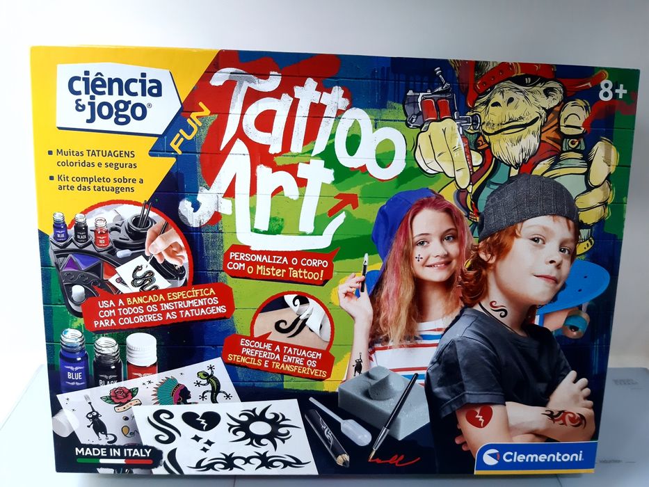 Tatoo Art Clementoni NOVO 8+